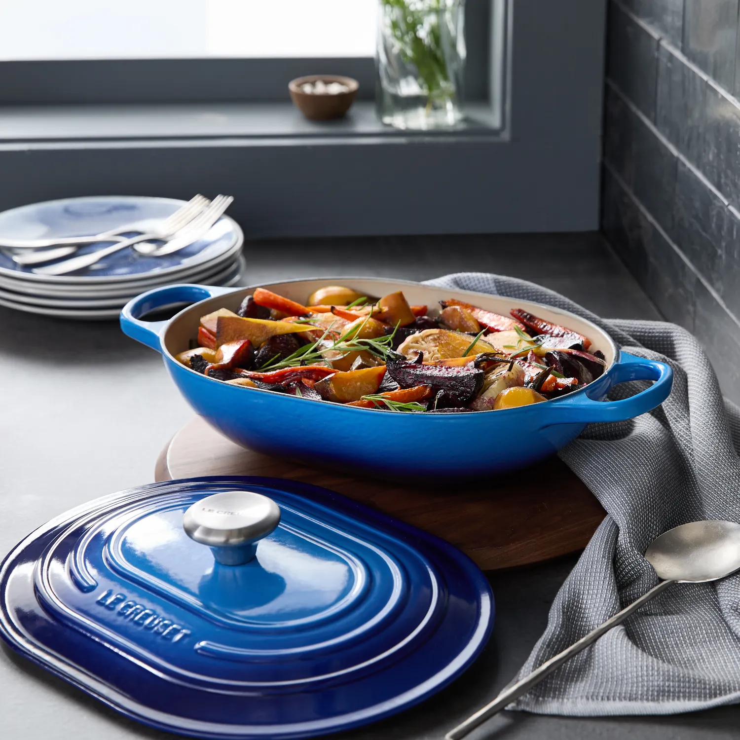 Le Creuset Signature Oval Casserole, 3.75 Qt.