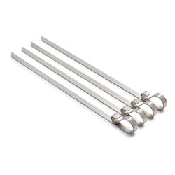 Sur La Table Stainless Steel Flat Skewers, Set of 4