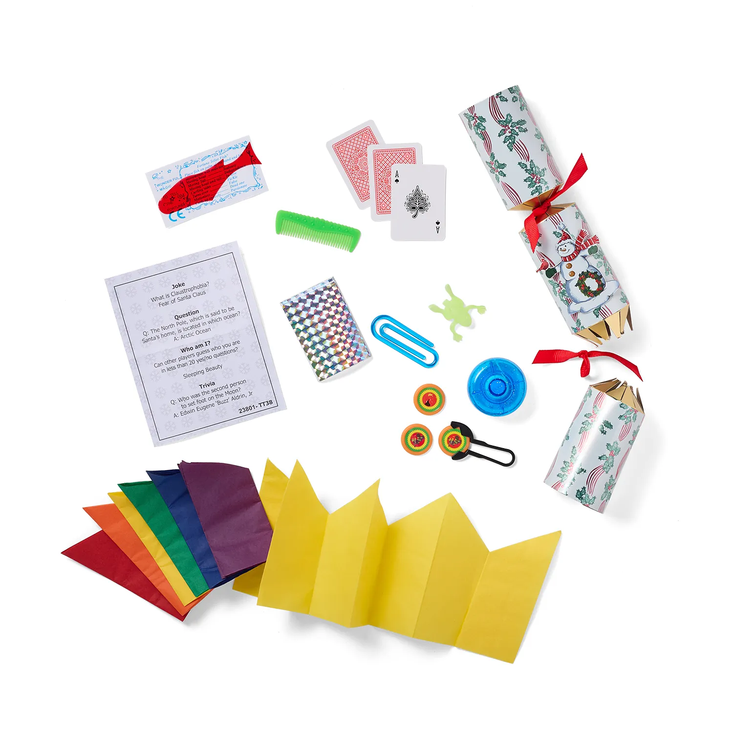 Sur La Table Peppermint Holiday Crackers, Set of 8