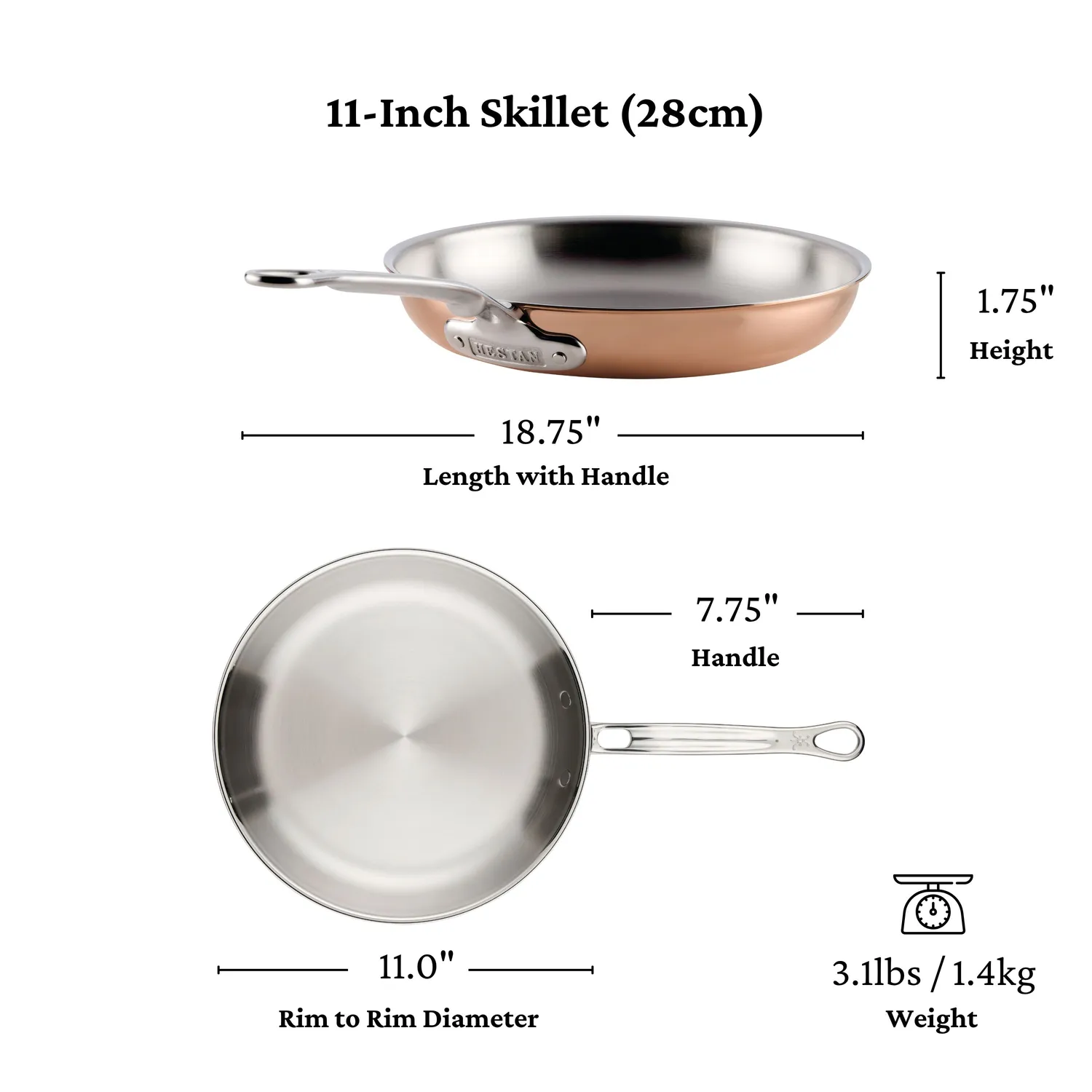 Hestan CopperBond Aura Skillet