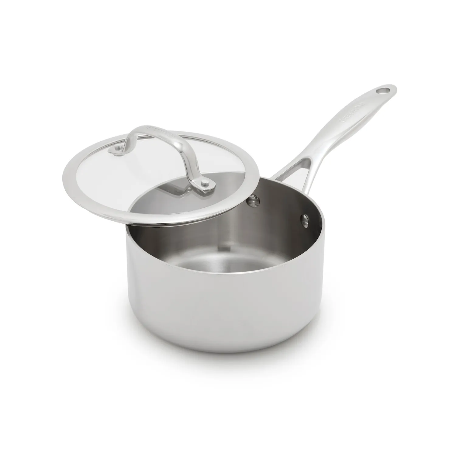 GreenPan Valencia Pro 3-Ply Stainless Steel Saucepan with Lid