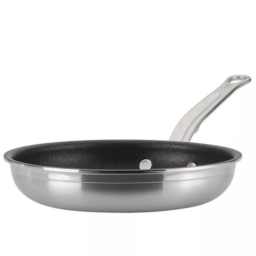 Chef's Supreme FP9CBN-BLK 9 in. Black Carbon Steel Fry Pan 
