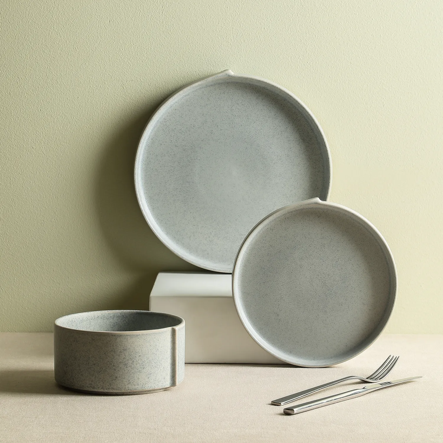 Stone Lain Bao Stoneware 12-Piece Dinnerware Set