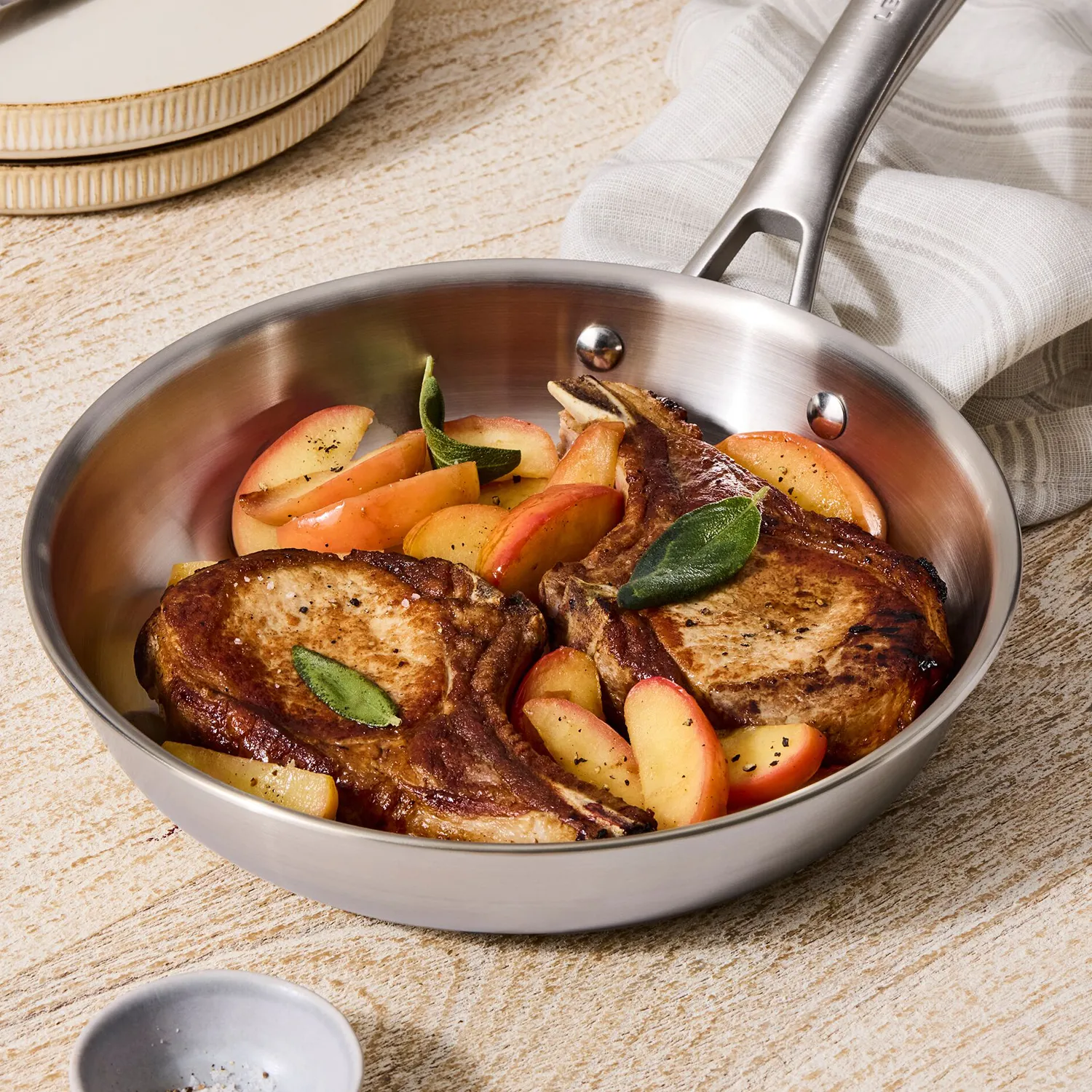 Le Creuset Essential Stainless Steel Skillet 