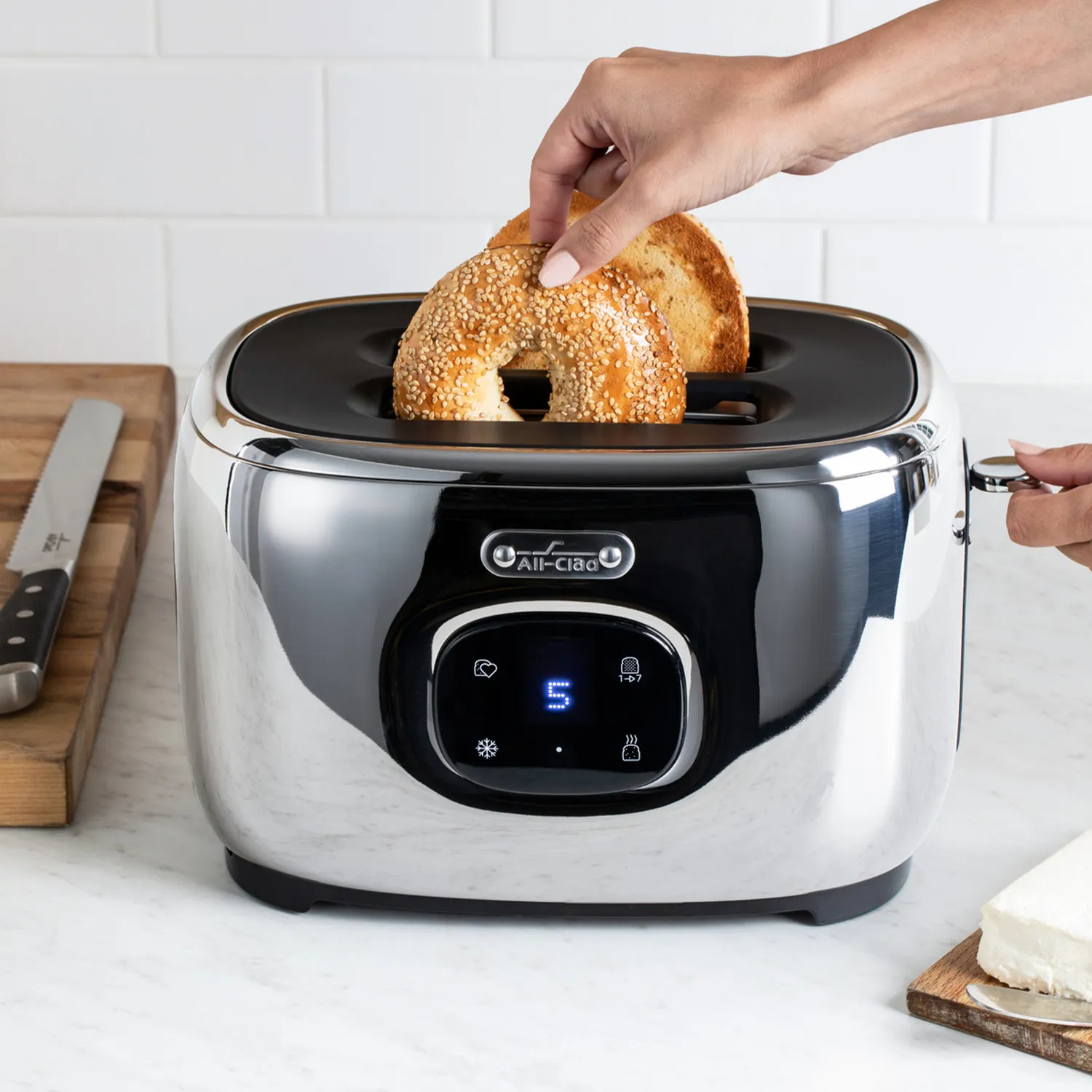 All-Clad Stainless Steel 2-Slice Digital Toaster