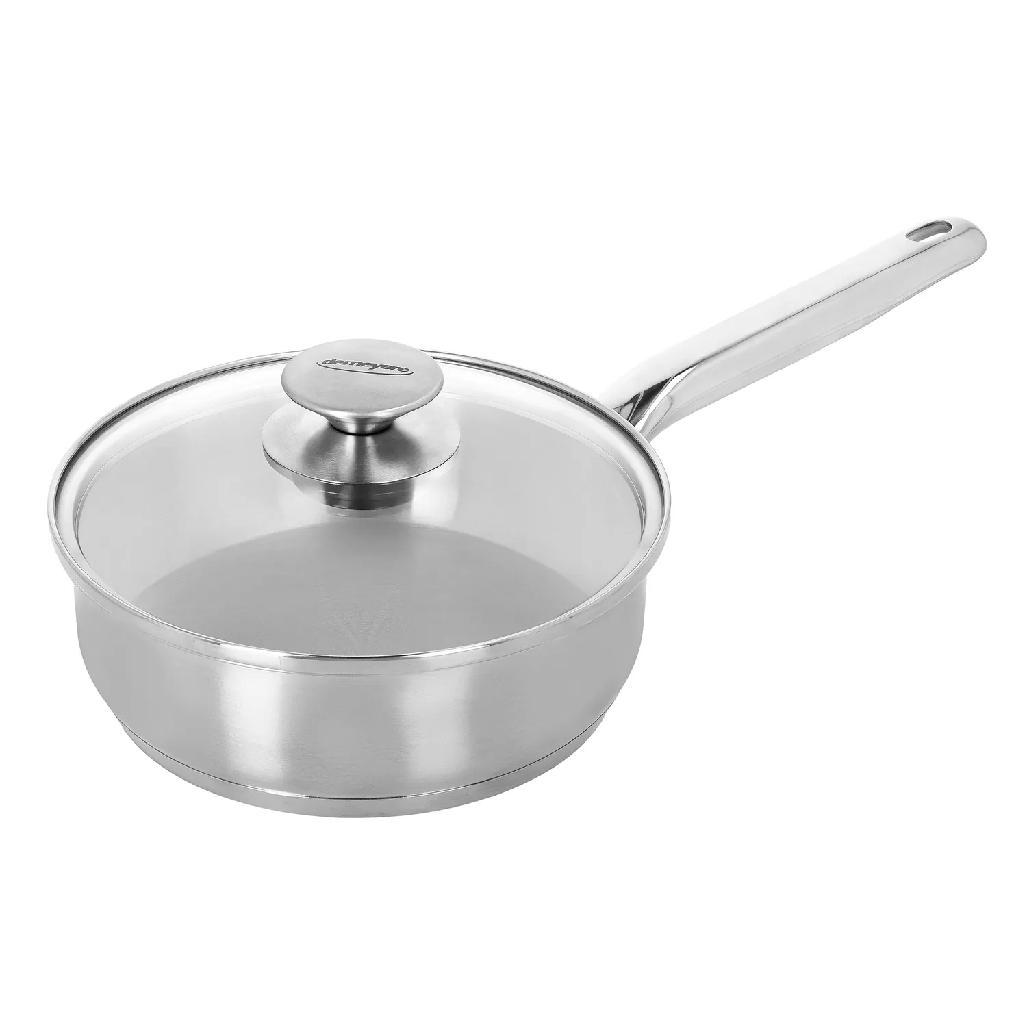 Demeyere Resto3 Stainless Steel Ceramic Nonstick 4-Cup Egg Poacher Set