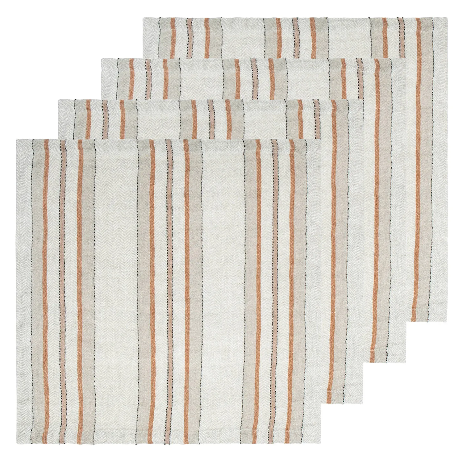 Caravan Trio Stripe Napkins, Set of 4