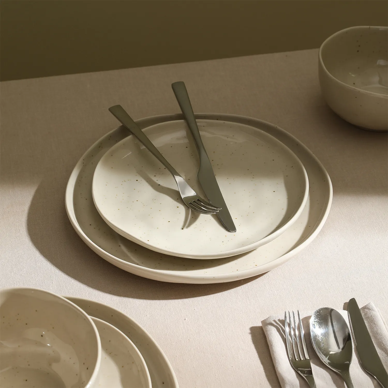 Stone Lain Mirella Stoneware 12-Piece Dinnerware Set