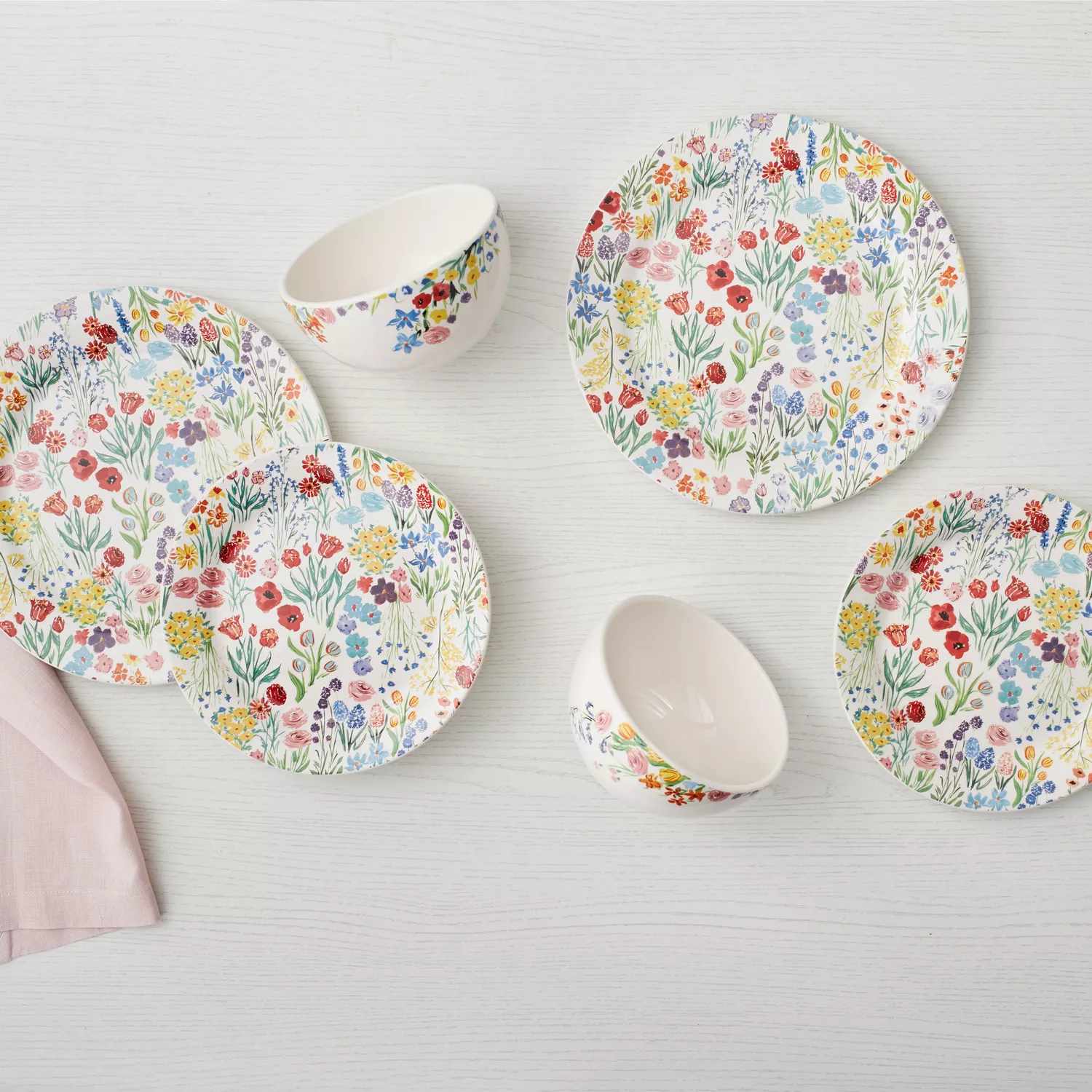 Sur La Table Jardin 12-Piece Dinnerware Set