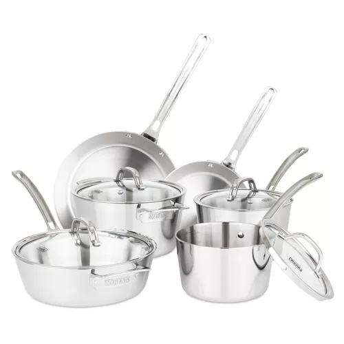 Viking Contemporary 10-Piece Stainless Steel Cookware Set