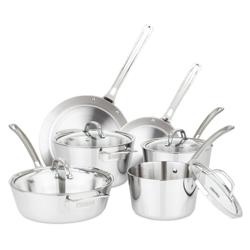 Viking Contemporary 10-Piece Stainless Steel Cookware Set