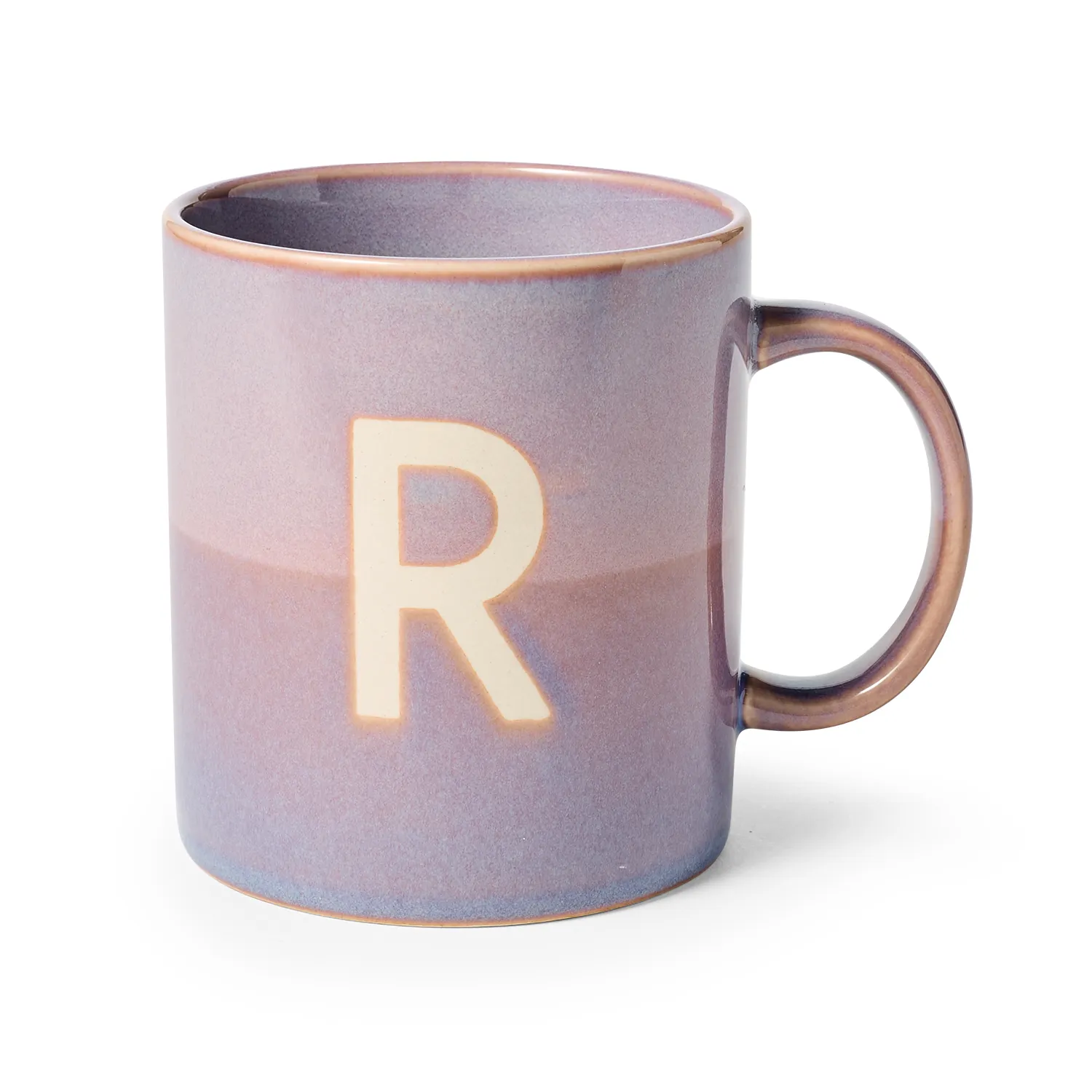 Sur La Table Color Block Monogram Mug, 16.2oz