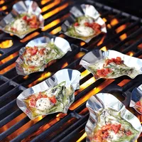 Stainless Steel Oyster Shells, 12 pack