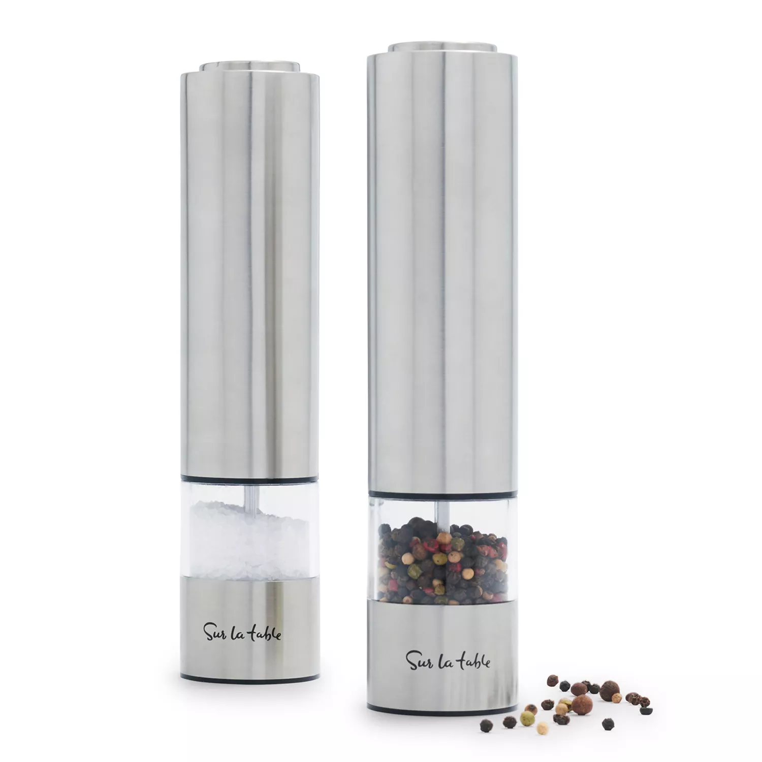 Sur La Table Electric Salt &#38; Pepper Mill Set