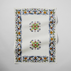 Sur La Table Deruta-Style Linen Kitchen Towel 