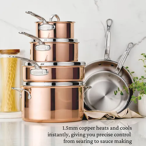Hestan CopperBond Aura 10-Piece Cookware Set