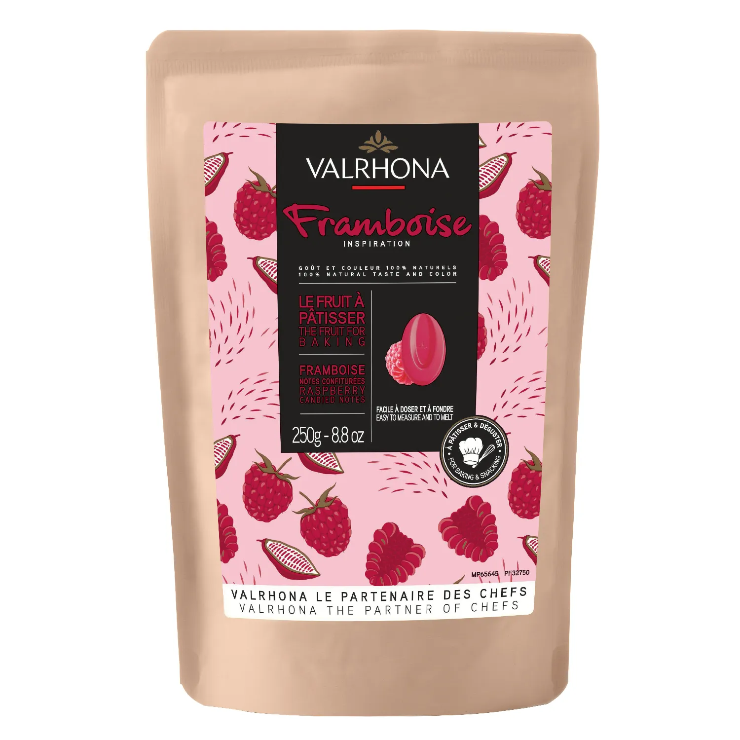 Valrhona™ Inspiration Raspberry Baking Chocolate Feves