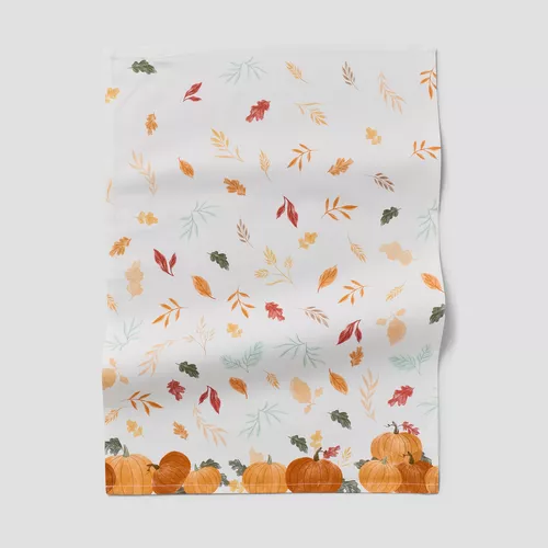 Sur La Table Pumpkin Leaves Towel