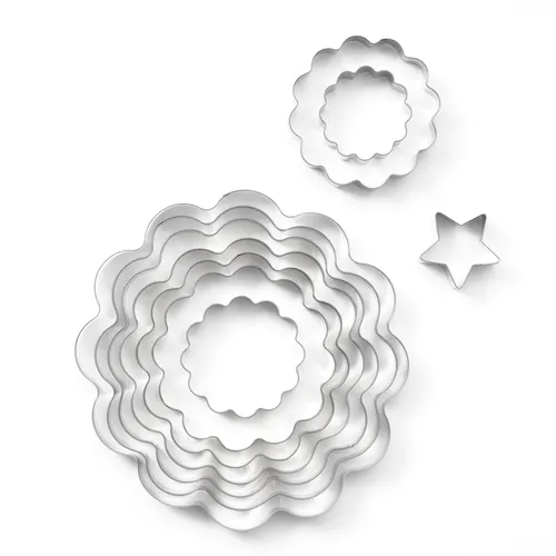 Sur La Table Holiday Wreath Stack Cookie Cutter Set