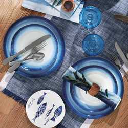 Oceana 12-Piece Melamine Dinnerware Set