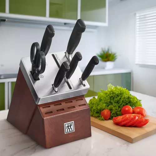 Zwilling J.A. Henckels Four Star Eco 7-Piece Self-Sharpening Knife Block Set