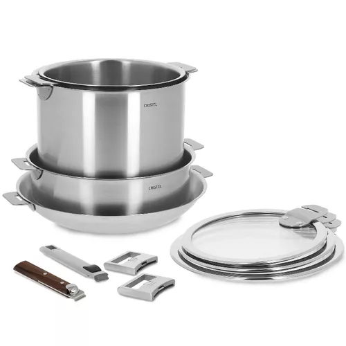 Cristel Strate 11-Piece Cookware Set