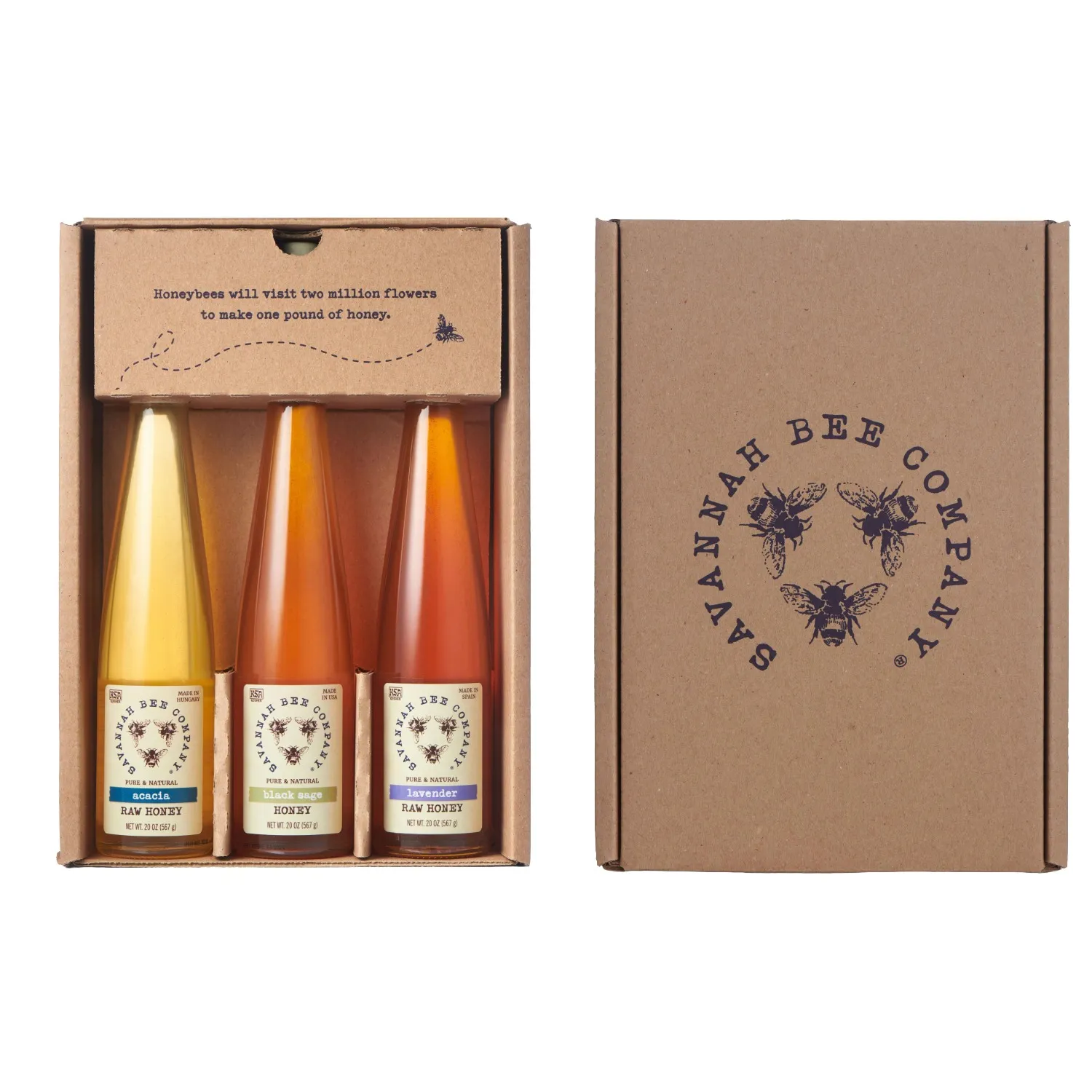 Savannah Bee Company Honey Flute Trio