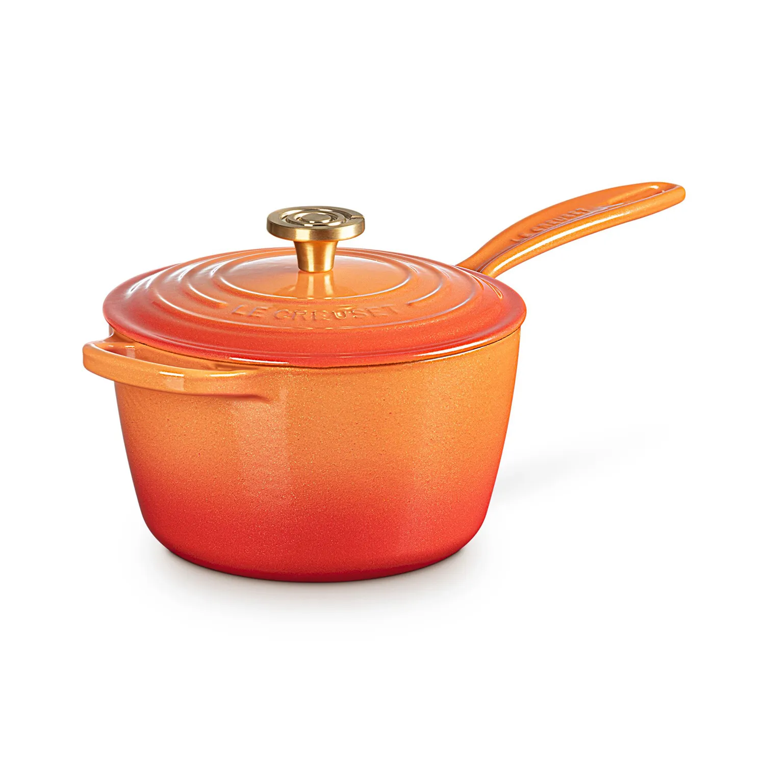 Le Creuset Signature Flamme Dorée Saucepan, 2.25 qt.
