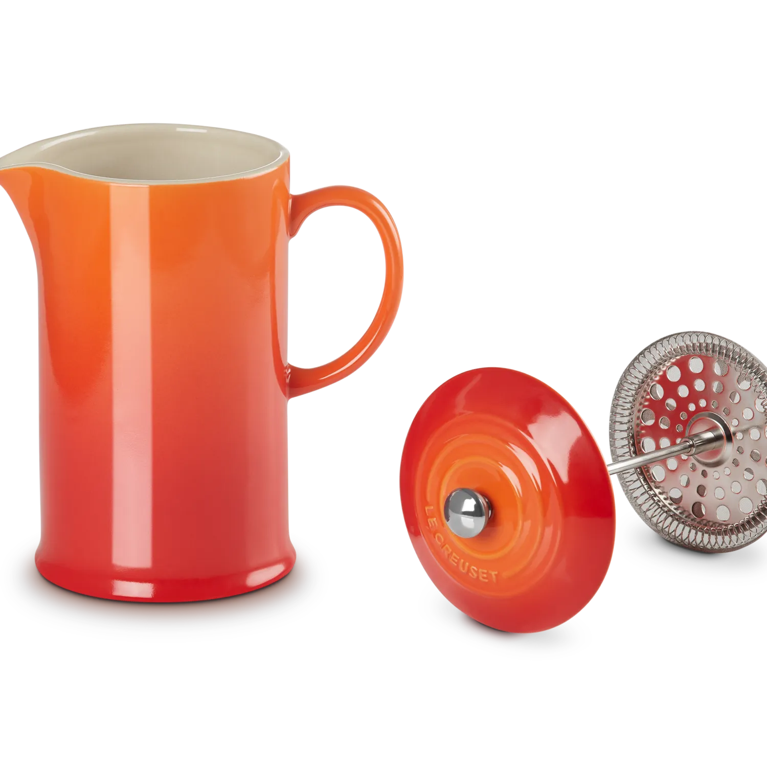 Le Creuset Stoneware French Press, 34 oz. 