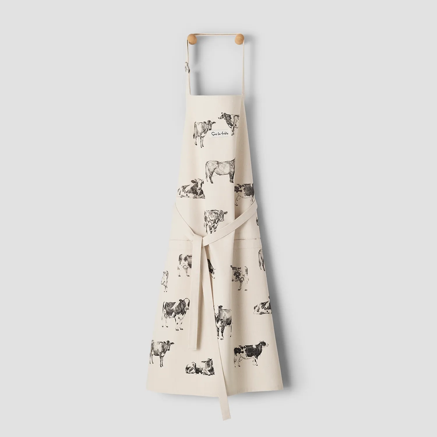 Sur la table Cow Apron