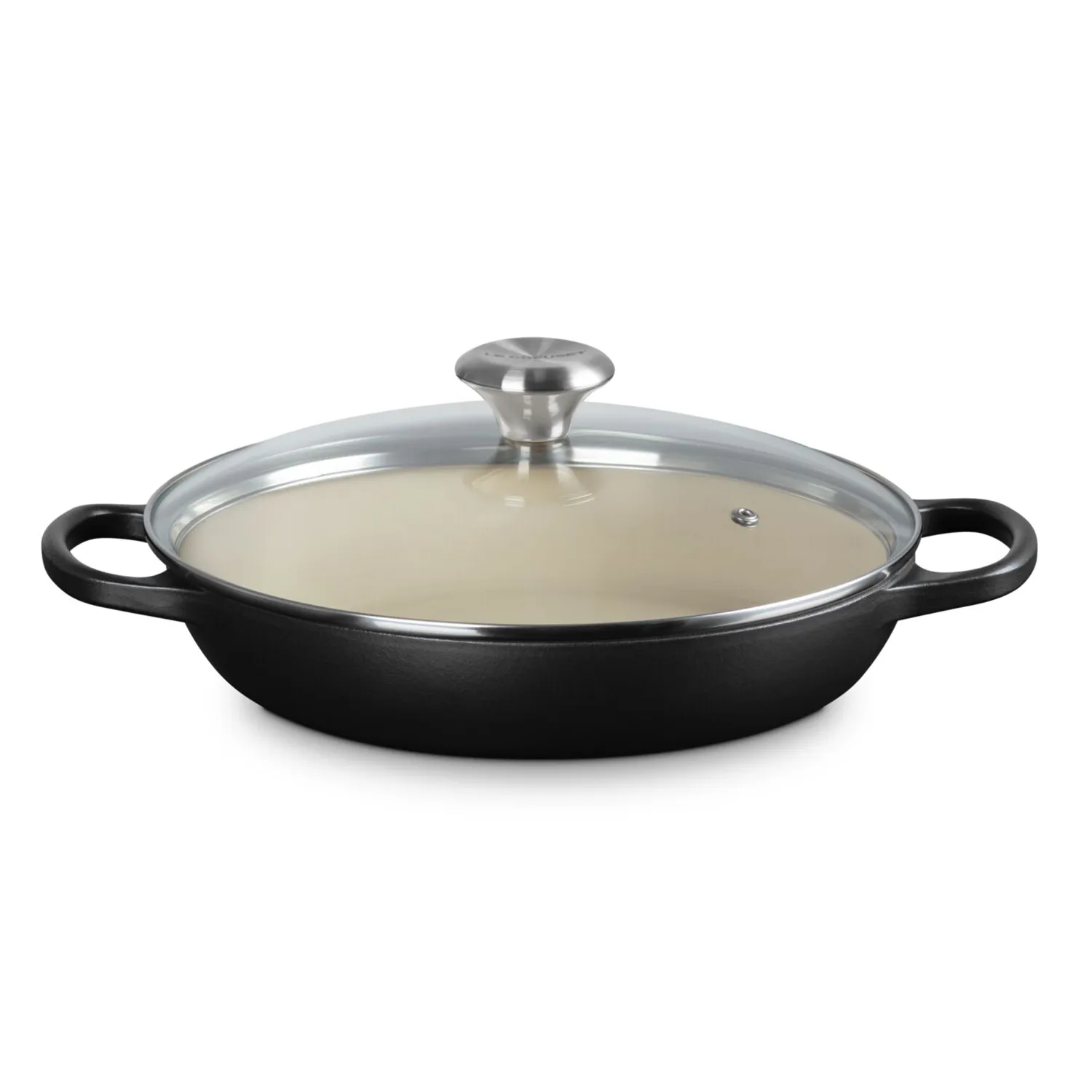 Le Creuset Signature Braiser with Glass Lid, 2.25 qt.