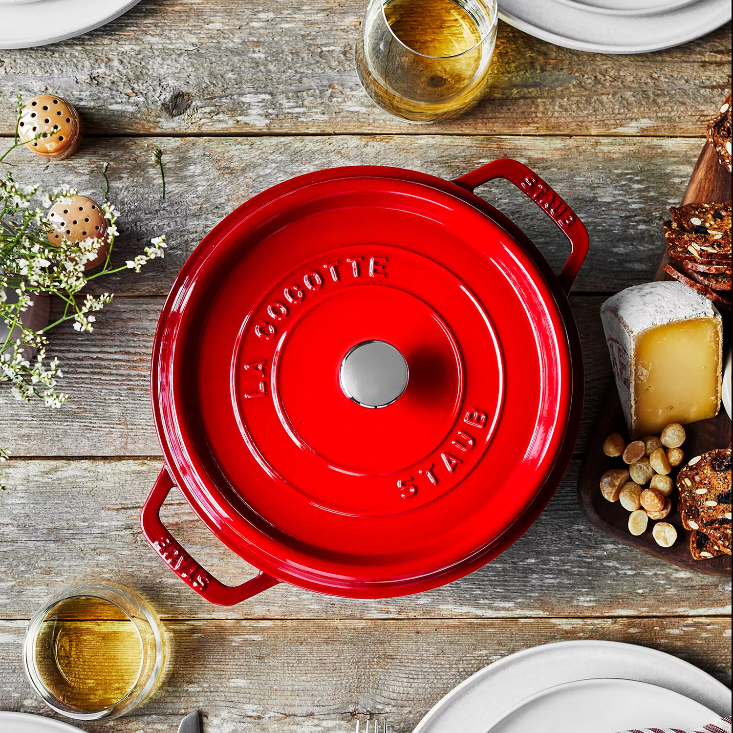 Staub Round Dutch Oven, 4 qt.