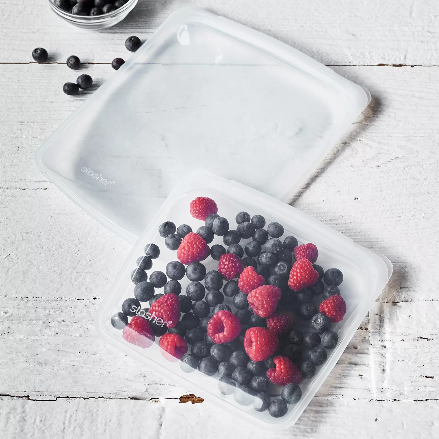 Stasher Reusable Storage Bags, Set of 3