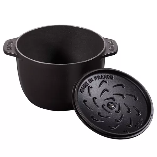 Staub Black Petite Round Oven, 1.5 qt.