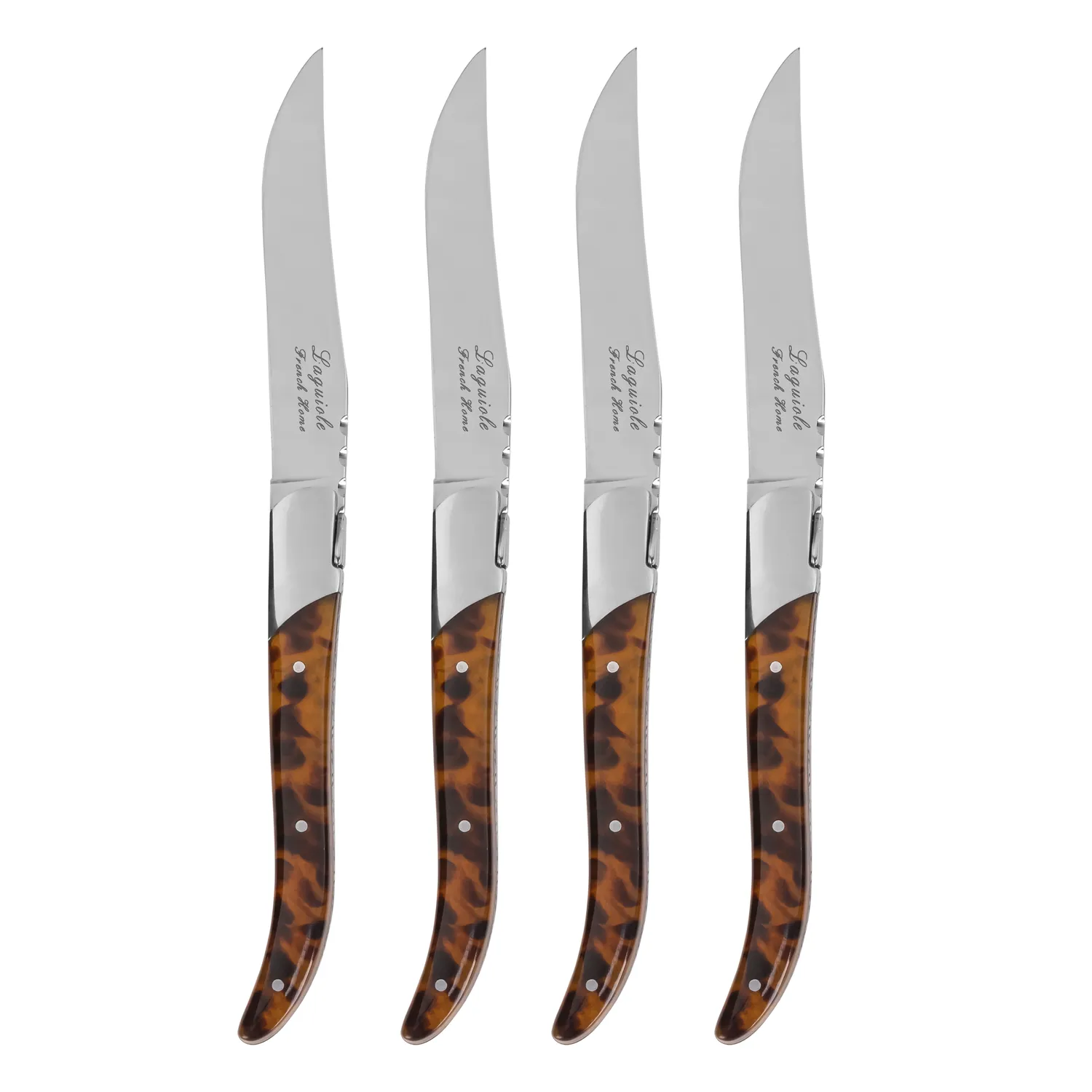French Home Laguiole Steak Knives, Set of 4