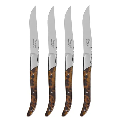 French Home Laguiole Steak Knives, Set of 4