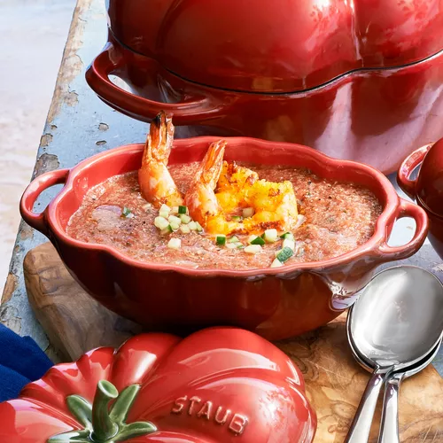 Grilled Shrimp Gazpacho