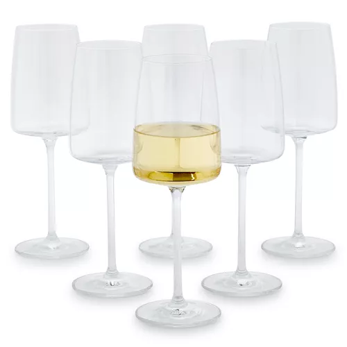 Schott Zwiesel Sensa Soft-White Wine Glasses, Set of 6