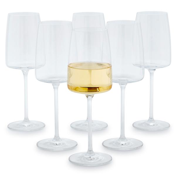 Schott Zwiesel Sensa Soft-White Wine Glasses, Set of 6