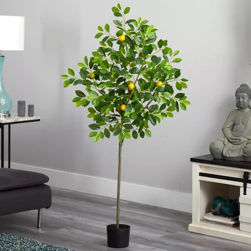  Nearly Natural Lemon Silk Tree, 61"