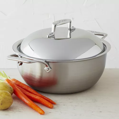 All-Clad d5 Brushed Stainless Steel Dutch Oven