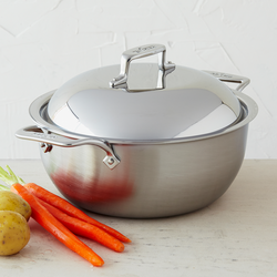 All-Clad d5 Brushed Stainless Steel Dutch Oven