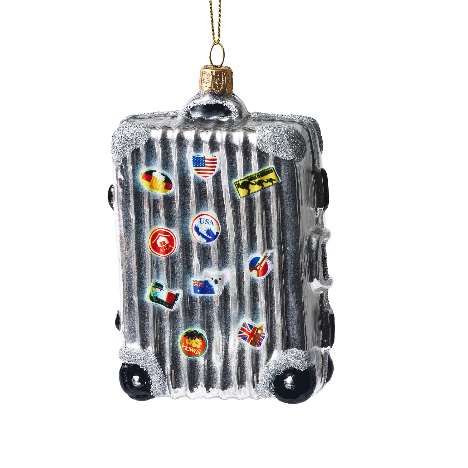 Sur la table Suitcase Ornament