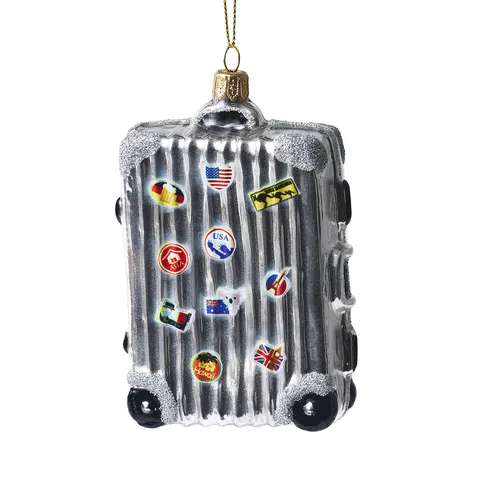Sur la table Suitcase Ornament