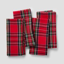 Sur la table Plaid Napkins, Set of 4