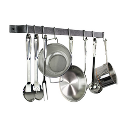 Enclume Hammered Steel Easy-Mount Wall Racks