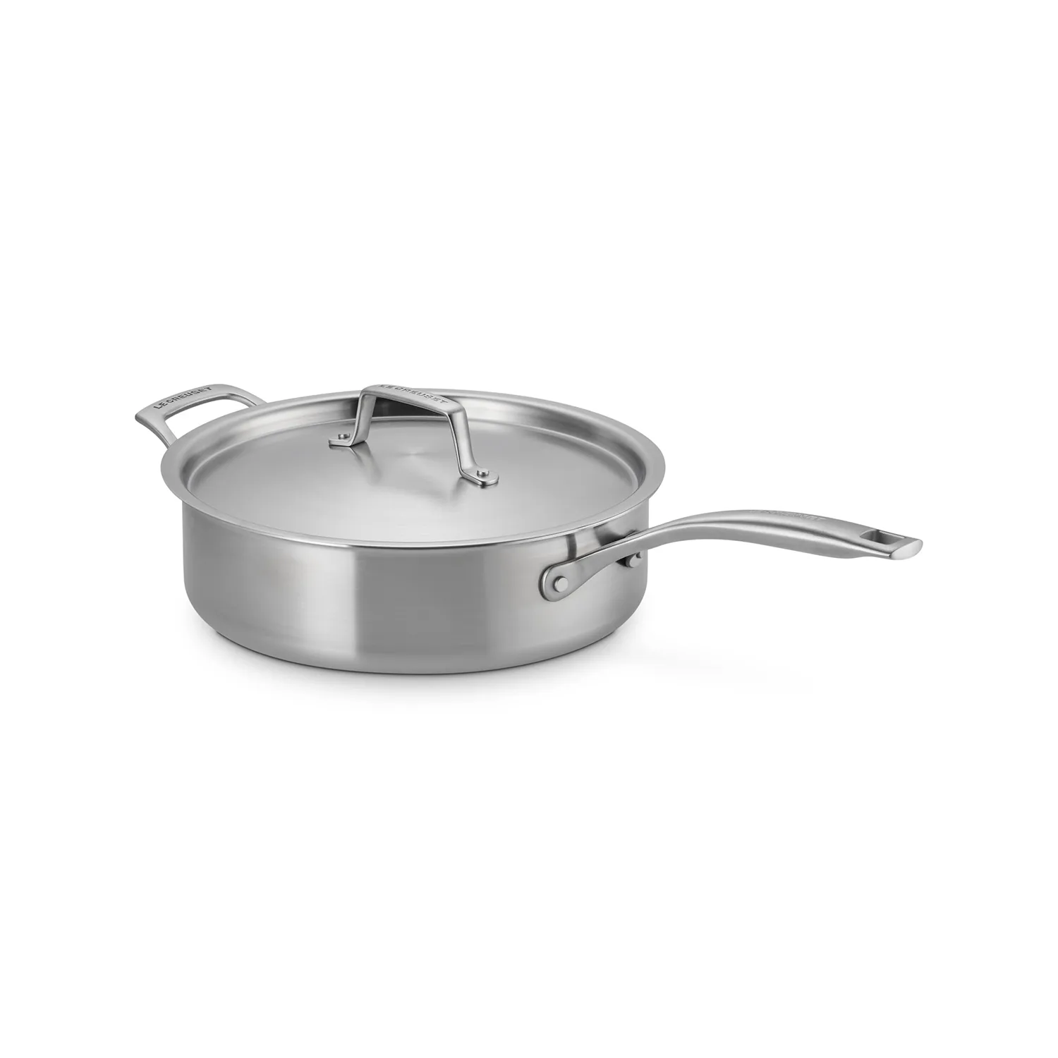 Le Creuset Essential Stainless Steel Sauté Pan, 4.5 qt.