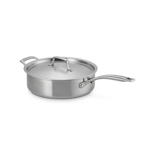 Le Creuset Essential Stainless Steel Sauté Pan, 4.5 qt.