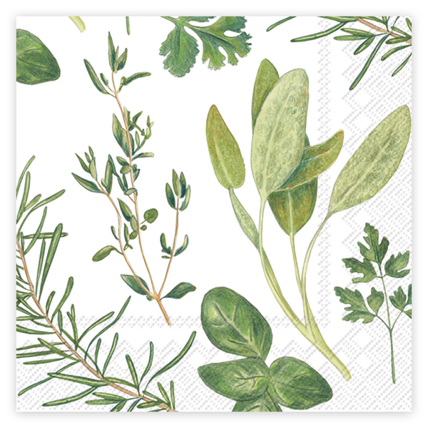 PPD Herbs Cocktail Napkins, Set of 20