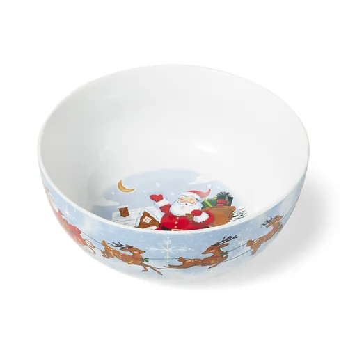 Sur La Table Santa Serving Bowl